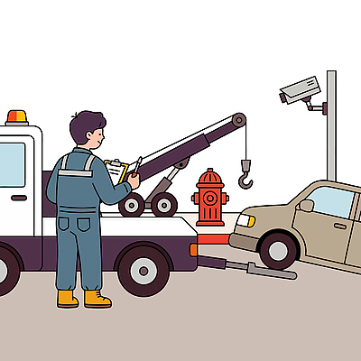 도로 교통 일러스트 자동차 안전 업무 견인 공공장소 감시카메라 견인차 법규 작업자 국내일러스트 AI파일 길 육상교통 교통시설 카메라 장소 작업 특수차량 파일형식 벡터