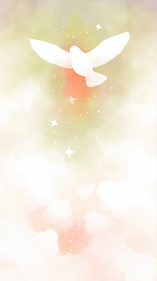 JPG 백그라운드 일러스트 하늘 수채화 평화 비행 비둘기 국내일러스트 AI일러스트 AI콘텐츠 컨셉 조류 파일형식