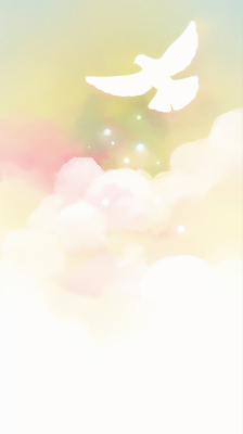 JPG 백그라운드 일러스트 하늘 수채화 공중 평화 자유 비행 비둘기 국내일러스트 AI일러스트 AI콘텐츠 컨셉 조류 파일형식