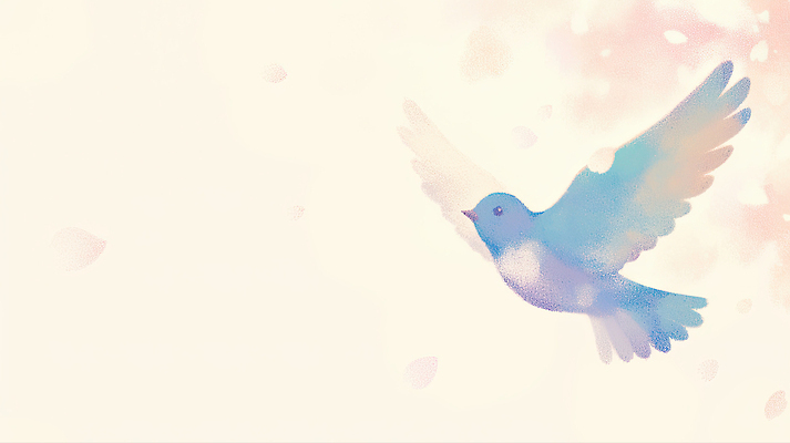 JPG 일러스트 자연 조류 하늘 풍경 평화 자유 흰색 비행 파랑새 국내일러스트 AI일러스트 AI콘텐츠 동물 컬러 컨셉 생태계 파일형식