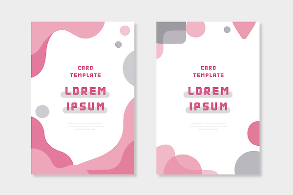 도형 분홍색 백그라운드 일러스트 그래픽 회색 모던 국내일러스트 AI파일 컬러 파일형식 벡터