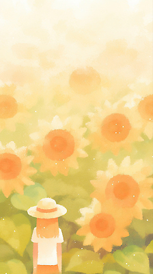 JPG 식물 꽃 일러스트 자연 해바라기 풍경 소녀 일상 여름 분위기 국내일러스트 AI일러스트 AI콘텐츠 계절 여자 어린이 컨셉 라이프 생태계 파일형식