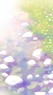 JPG 식물 꽃 일러스트 자연 풍경 초록색 물 여름 강 계곡 깨끗함 흐름 돌 바위 풀 시원함 국내일러스트 AI일러스트 AI콘텐츠 자연요소 계절 컬러 컨셉 생태계 파일형식