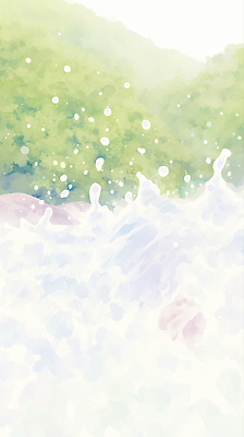 JPG 바다 일러스트 자연 풍경 물 여름 계곡 숲 시원함 국내일러스트 AI일러스트 AI콘텐츠 자연요소 계절 생태계 파일형식