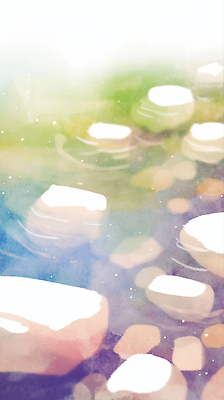 JPG 백그라운드 일러스트 자연 풍경 초록색 물 여름 계곡 흐름 시원함 국내일러스트 AI일러스트 AI콘텐츠 자연요소 계절 컬러 컨셉 생태계 파일형식