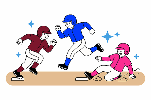 스포츠 포즈 유니폼 일러스트 모션 협력 운동선수 경기 달리기 운동 점프 활발 야구 야구선수 연습 야구장 승부 국내일러스트 AI파일 옷 컨셉 스포츠시설 건강 구기 파일형식 벡터