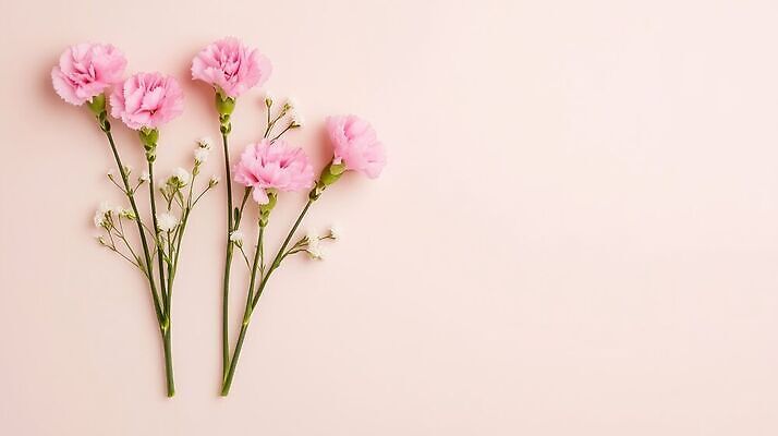 JPG 편집이미지 꽃 분홍색 꽃다발 백그라운드 선물 어버이날 스승의날 카네이션 감사 가정의달 편집실사 AI포토 AI콘텐츠 식물 기념일 감정 컬러 5월 CG 파일형식