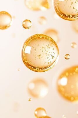 JPG 편집이미지 백그라운드 물 화장 화장품 거품 금색 물방울 수분 수분케어 이미지편집 AI컴퓨터그래픽 AI콘텐츠 자연요소 컬러 관리 뷰티 파일형식