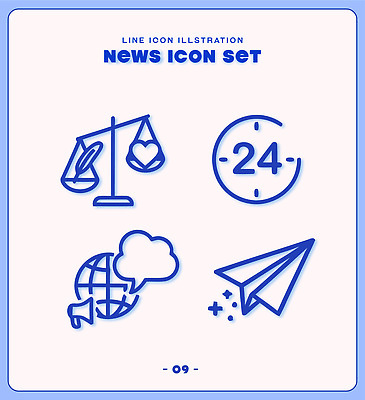시계 일러스트 저울 지구본 시간 뉴스 소통 국내일러스트 AI파일 컨셉 파일형식 벡터