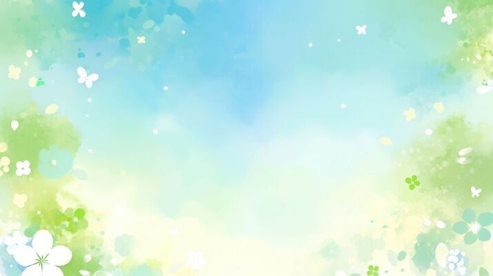 JPG 식물 꽃 백그라운드 일러스트 봄꽃 자연 수채화 파란색 봄 카피스페이스 배경지 국내일러스트 AI일러스트 AI콘텐츠 계절 컬러 공백 생태계 파일형식