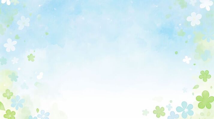 JPG 식물 꽃잎 꽃 백그라운드 일러스트 자연 수채화 파란색 봄 카피스페이스 배경지 국내일러스트 AI일러스트 AI콘텐츠 계절 컬러 공백 생태계 파일형식