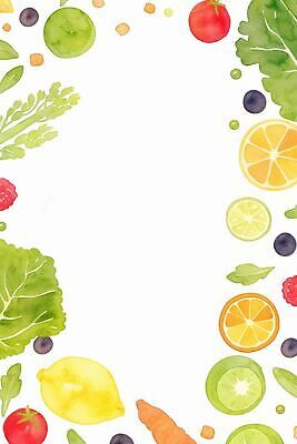 JPG 식물 웰빙 토마토 채소 과일 일러스트 재료 프레임 건강 당근 신선 레몬 블루베리 라임 베리 카피스페이스 배경지 국내일러스트 AI일러스트 AI콘텐츠 뿌리채소 공백 파일형식