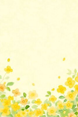 JPG 꽃 백그라운드 일러스트 자연 노란색 봄 카피스페이스 배경지 국내일러스트 AI일러스트 AI콘텐츠 식물 계절 컬러 공백 생태계 파일형식