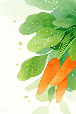 JPG 채소 일러스트 뿌리채소 당근 신선 유기농 비타민 건강식 국내일러스트 AI일러스트 AI콘텐츠 웰빙 음식 영양소 파일형식