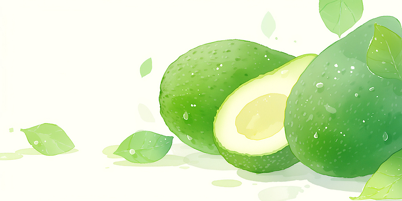 JPG 백그라운드 잎 채소 일러스트 재료 수채화 건강 초록색 신선 유기농 비타민 아보카도 국내일러스트 AI일러스트 AI콘텐츠 식물 웰빙 컬러 과일 영양소 파일형식