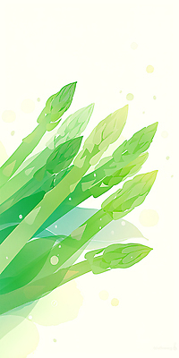 JPG 백그라운드 채소 일러스트 수채화 초록색 신선 유기농 아스파라거스 비타민 건강식 국내일러스트 AI일러스트 AI콘텐츠 웰빙 음식 컬러 영양소 파일형식