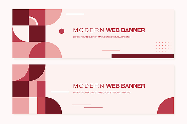 모양 도형 템플릿 디자인 배너템플릿 백그라운드 추상 프레임 그래픽 디지털 블록 모던 기하학 웹배너 버건디 AI파일 배너 웹템플릿 무늬 빨간색 파일형식 벡터