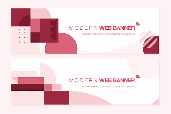 모양 도형 템플릿 디자인 배너 배너템플릿 백그라운드 추상 그래픽 디지털 웹 블록 모던 기하학 웹배너 버건디 AI파일 웹템플릿 무늬 인터넷 빨간색 파일형식 벡터