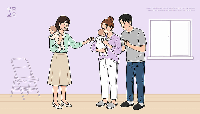 교육 일러스트 가정 모션 안전 부모 강사 만남 육아 아기 가르침 상담 소통 부모교육 국내일러스트 AI파일 직업 컨셉 가족 사람 파일형식 벡터