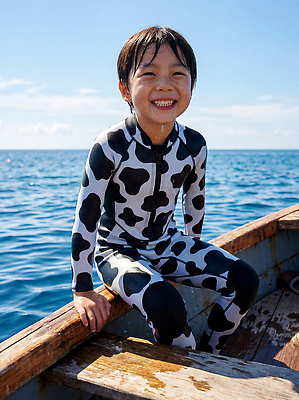 JPG 편집이미지 수영복 어린이 파도 바다 웃음 여름 수영 수상스포츠 배 즐거움 의료성형뷰티 편집실사 AI인물포토 AI콘텐츠 옷 계절 감정 스포츠 표정 사람 CG 파일형식 AI포토