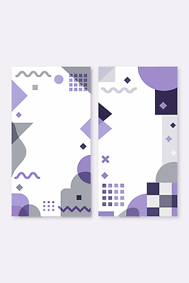 모양 템플릿 디자인 배너템플릿 세로배너 컬러 백그라운드 추상 프레임 그래픽 보라색 회색 그림 심플 기하학 AI파일 배너 무늬 세로 파일형식 벡터
