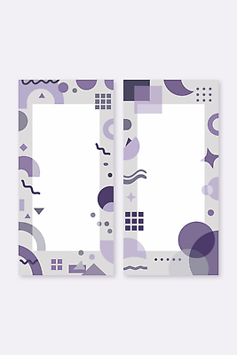 도형 템플릿 디자인 배너템플릿 선 컬러 추상 프레임 그래픽 보라색 회색 직사각형 AI파일 배너 무늬 파일형식 벡터