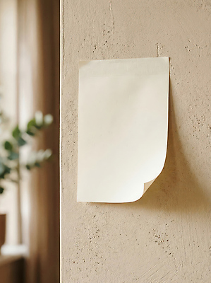 JPG 편집이미지 종이 벽 포스트잇 붙이기 편집실사 AI포토 AI콘텐츠 모션 메모지 CG 파일형식