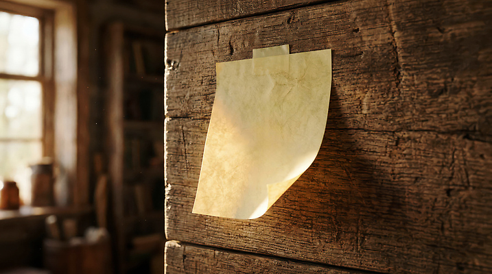 JPG 편집이미지 일상 햇빛 메모지 포스트잇 나무벽 편집실사 AI포토 AI콘텐츠 벽 라이프 목재 빛 사무용품 CG 파일형식