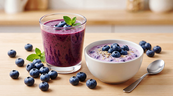 JPG 편집이미지 음식 다이어트 과일 아침 디저트 건강 식사 민트 블루베리 영양 요거트 스무디 편집실사 AI포토 AI콘텐츠 주간 음료 유제품 허브 CG 파일형식