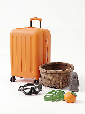 JPG 모양 편집이미지 여행 가방 휴가 제주도 바구니 캐리어 장비 스노클링 준비 편집3D AI컴퓨터그래픽 AI콘텐츠 잡화 한국 3D 여행가방 수상스포츠 파일형식