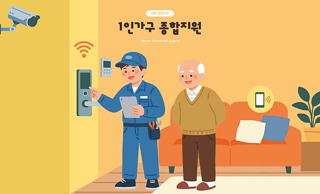 노년 일러스트 대화 안전 생활 전자제품 소파 도움 기술자 사회복지 설치 자취 정책 지원 국내일러스트 AI파일 직업 컨셉 의자 말하기 성인 복지 파일형식 벡터