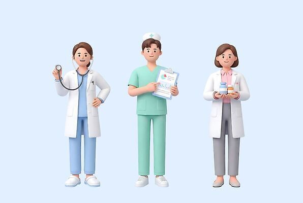 PSD 편집이미지 노동자 건강 약 간호사 의사 기록 근로자의날 약사 소상공인 편집3D 직업 기념일 의학 경제 3D 의료진 상인 파일형식