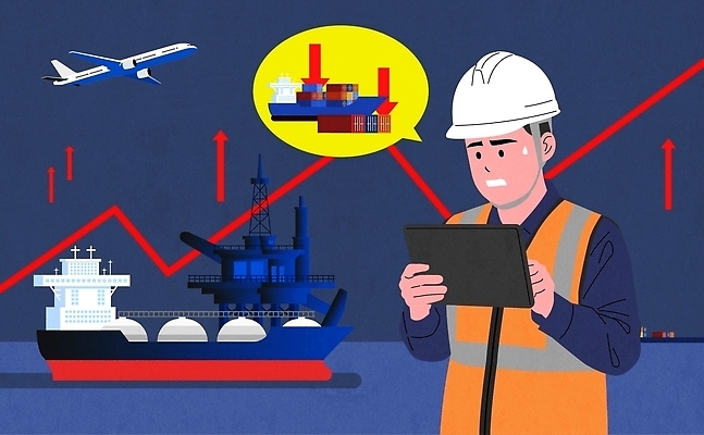 남자 산업 일러스트 수치 그래프 비행기 태블릿 자료 화물 운송업 작업 공항 화물선 사회이슈 분석 확인 상승 물류 선박 국내일러스트 AI파일 컨셉 수상교통 항공교통 교통시설 대중교통 사람 전자제품 스마트기기 배 파일형식 벡터