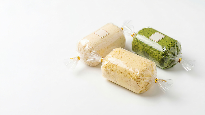 음식 떡 CG 파일형식 AI콘텐츠 디저트 포장 맛있는 JPG AI포토 편집실사 편집이미지 인절미 카스테라떡