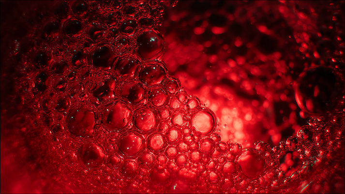 JPG 편집이미지 빨간색 거품 물방울 액체 물거품 편집실사 AI컴퓨터그래픽 AI콘텐츠 컬러 CG 파일형식