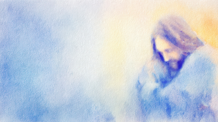 JPG 남자 감정 일러스트 수채화 사람 고요 예수 고독 사색 존재 국내일러스트 AI일러스트 AI콘텐츠 생각 신_종교 파일형식