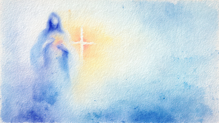 JPG 남자 감정 종교 예술 십자가 일러스트 추상 수채화 빛 평화 기도 예수 영혼 그림 신성 존재 국내일러스트 AI일러스트 AI콘텐츠 컨셉 무늬 사람 신_종교 파일형식