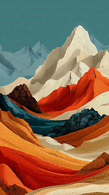 JPG 편집이미지 예술 자연 추상 산 풍경 그래픽 사막 언덕 이미지편집 AI컴퓨터그래픽 AI콘텐츠 무늬 생태계 파일형식