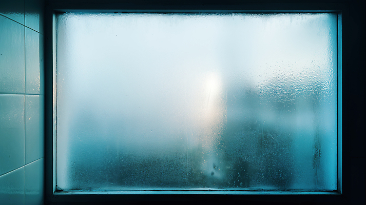 JPG 편집이미지 창문 유리 날씨 풍경 빛 반사 습기 욕실 수증기 온도 편집실사 AI포토 AI콘텐츠 재질 CG 파일형식