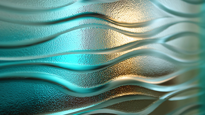 JPG 모양 편집이미지 디자인 물결 예술 패턴 유리 표면 장식 빛 반사 촬영 투명 편집실사 AI포토 AI콘텐츠 무늬 재질 CG 파일형식