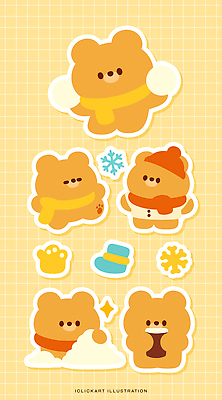음료 스티커 겨울 일러스트 곰 눈꽃 귀여움 목도리 곰인형 눈송이 즐거움 오브젝트 겨울옷 엘리먼트 국내일러스트 AI파일 동물 잡화 옷 계절 감정 인형 컨셉 포유류 눈 파일형식 벡터