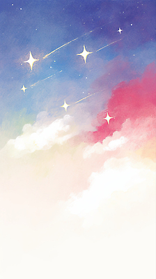 자연요소 계절 별 풍경 밤 야간 생태계 파일형식 AI콘텐츠 하늘 자연 빛 유성 야경 혜성 JPG 국내일러스트 일러스트 여름 AI일러스트