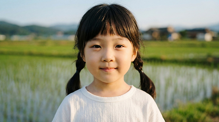 JPG 편집이미지 어린이 밭 자연 산 땋은머리 웃음 풍경 소녀 농작물 농촌 아기 편집실사 AI인물포토 AI콘텐츠 헤어스타일 여자 농업 표정 사람 시골 CG 생태계 파일형식 AI포토
