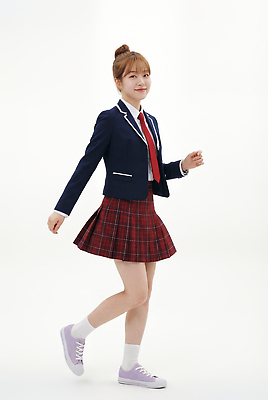 JPG 편집이미지 학생 옷 교복 운동화 학교 청소년 웃음 치마 걷기 편집실사 AI인물포토 AI콘텐츠 교육 신발 모션 하의 표정 사람 CG 파일형식 AI포토