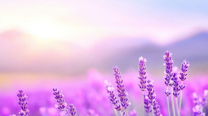 JPG 식물 편집이미지 꽃 꽃밭 자연 초원 여름 태양 일출 봄 향기 라벤더 편집실사 AI컴퓨터그래픽 AI콘텐츠 자연요소 계절 노을 허브 CG 생태계 냄새 파일형식