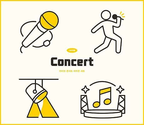 문화 음악 일러스트 조명 이벤트 콘서트 공연 무대 공연장 마이크 아티스트 국내일러스트 AI파일 직업 음향기기 문화예술 극장 파일형식 벡터