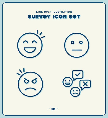 감정 라인일러스트 일러스트 표정 웃음 기쁨 소통 설문조사 피드백 국내일러스트 AI파일 컨셉 파일형식 벡터