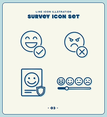 감정 라인일러스트 일러스트 웃음 보호 평가 설문조사 응답 피드백 사용자 국내일러스트 AI파일 컨셉 표정 파일형식 벡터