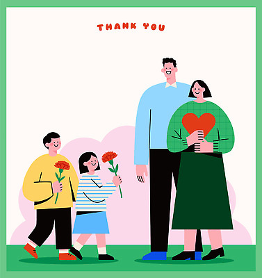 식물 기념일 꽃 감정 컨셉 가족 관계 표정 사람 5월 파일형식 벡터 부모 자녀 감사 행복 순간 미소 사랑 거리 모션 어린이 성인 기쁨 따뜻함 함께함 일러스트 국내일러스트 AI파일 어버이날 가정의달 카네이션