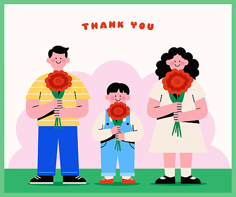 식물 기념일 남자 꽃 감정 어린이 컨셉 관계 사람 이벤트 5월 파일형식 벡터 감사 여자 가족 소년 모임 행복 표정 선물 축하 일러스트 국내일러스트 AI파일 어버이날 가정의달 카네이션